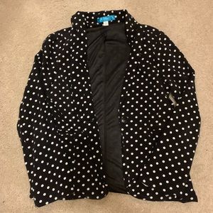 Reversible cuff blazer